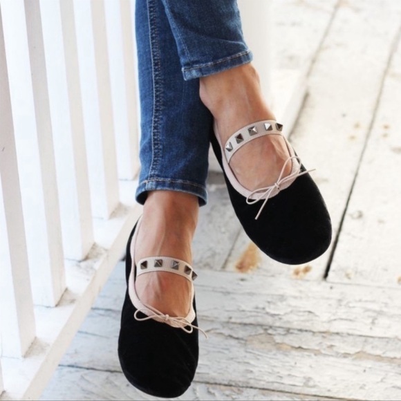 Valentino Rockstud Ballet Flats - Picture 2 of 8